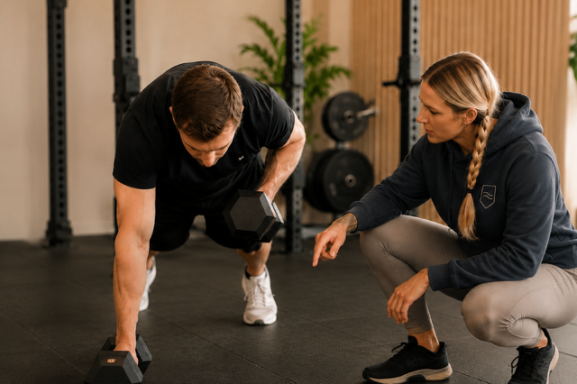 Personal training met begeleiding op techniek