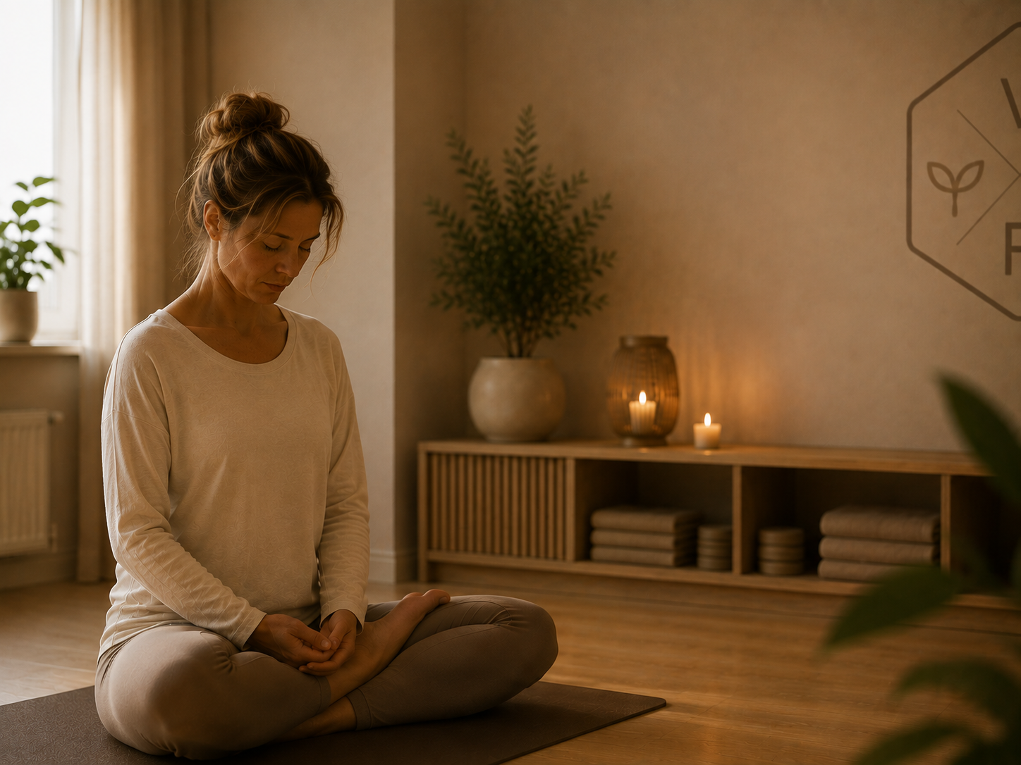 De warme yogastudio van Vital Focus in Ootmarsum
